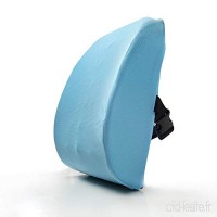Oreiller en mousse à mémoire de forme Support lombaire orthopédique de dos d'oreiller de soutien lombaire pour la chaise de siège social de voiture oreiller 3D  chaise de bureau  oreiller  oreiller - B07VHY2QLH